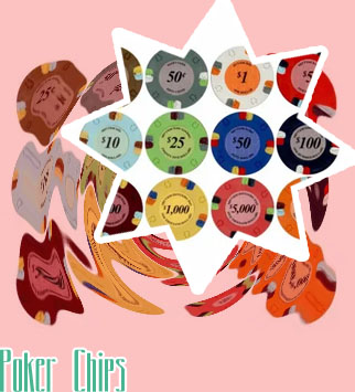 Common poker chip denominations