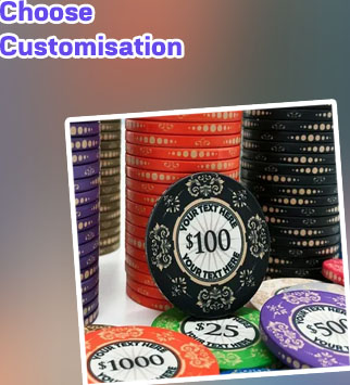 Custom ceramic poker chips