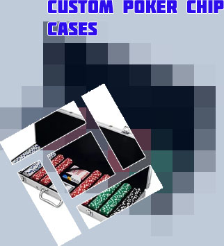 Custom poker chip case