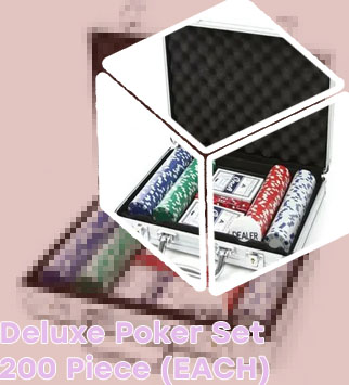 Deluxe poker set