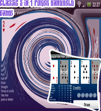 Hand held video poker games
