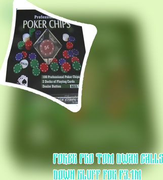 Plain poker chips