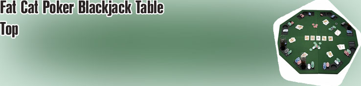 Poker and blackjack table top