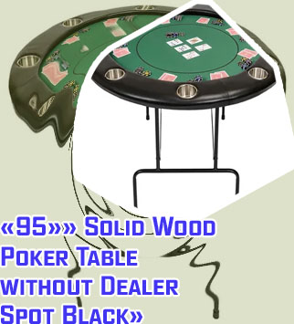 Poker table black