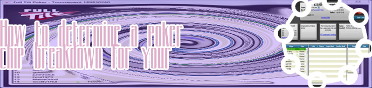 Poker tournament starting chips