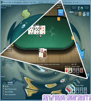 Sky poker points